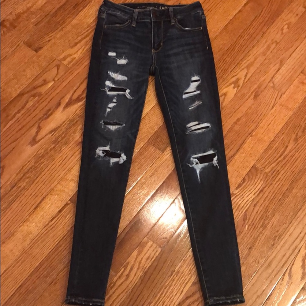 American eagle size 0 skinny jeans